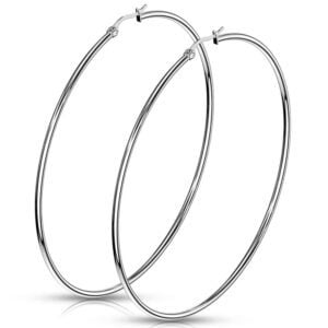 Iconic Hoop Surgical Steel Earrings
