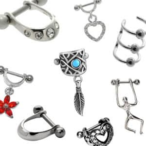 Surgical Steel Ear Shields & Cuffs