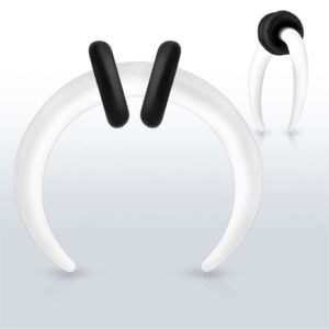 UV Stretching Crescent - White
