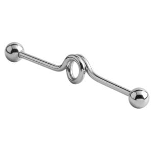 Surgical Steel Industrial Scaffold Barbell - Twist