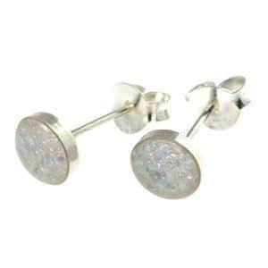AB Glitter Stud Earrings