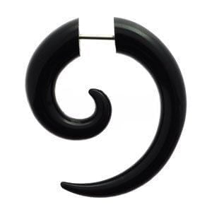 Acrylic Fake Spiral - Black