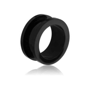 Acrylic Flesh Tunnel - Black