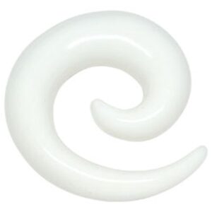 Acrylic Spiral - White Heat Acrylic Spiral