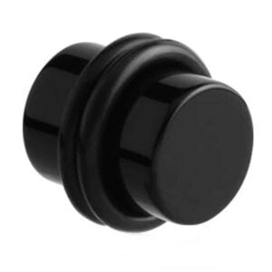 Acrylic Straight Plug - Black