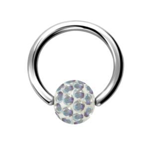 Basic Closure Rings Epoxy Crystal AB Ball