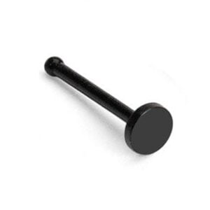 Bio Flex Flat top Nose Bone Retainer - Black