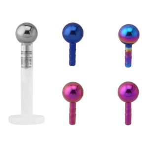 Bio-flex Labret Set with Titanium Push-Fit Balls