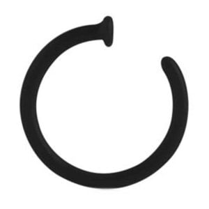 Bio flex Open Nose Ring - Black