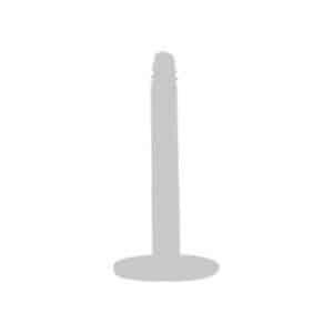 Bioplast™ Threaded Labret Stem - Clear