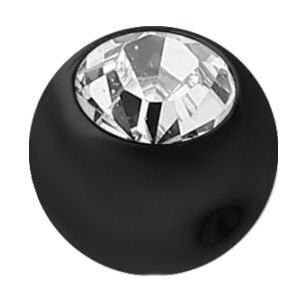 Blackline Clip-in Jewelled Ball - Clear