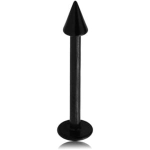 Blackline Micro Spiked Labret Stud