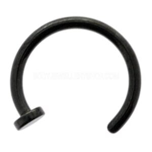 Blackline Open Nose Ring