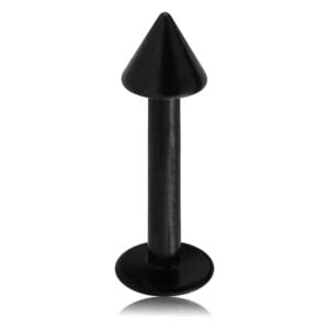 Blackline Spiked Labret Stud