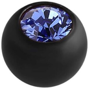 Blackline Threaded Jewelled Ball - Dark Blue