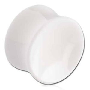 Bone Powder Concave Double Flared Plug