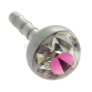 Crystalline Steel Push-Fit Ball - Pink