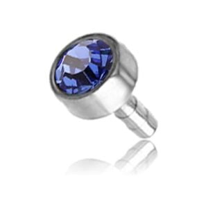 Dark Blue Jewel Titanium Push-Fit Head