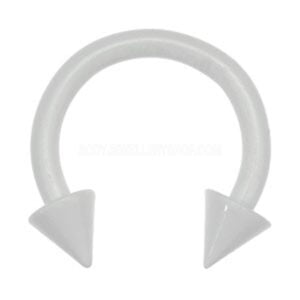 Enamel Coated Steel Circular Cone Bell - White