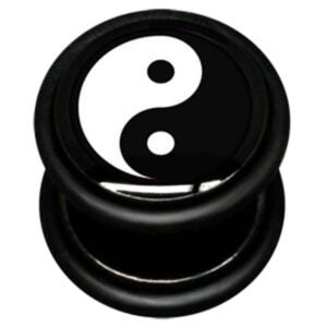 Fake Mirage Ikon Flesh Plug - Yin and Yang