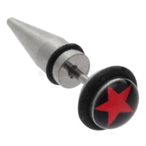 Fake Stretching Taper - Red Star