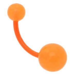 Flexible Glow In The Dark Banana Bell - Orange