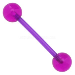 Flexible UV Barbell - Purple