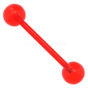 Flexible UV Barbell - Red
