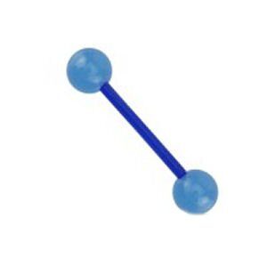 Glow in the Dark Barbell - Blue