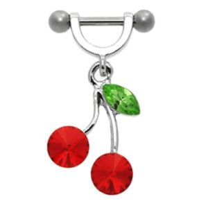 Helix Barbell Stirrup - Cherries