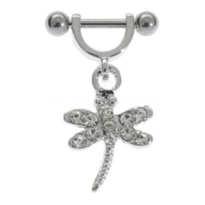 Helix Stirrup Barbell - Jewel Dragonfly