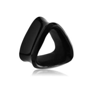 Hollow Buffalo Horn Plug - Triangle