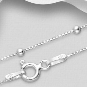 925 Sterling Silver Choker Ball Chain