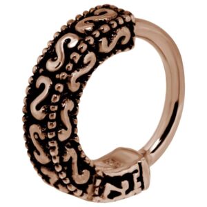 Rose Gold Surgical Steel Helix Ring