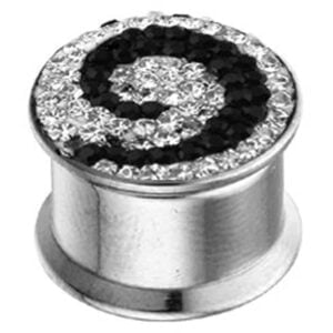 Crystalline Box Flesh Plug - Spiral