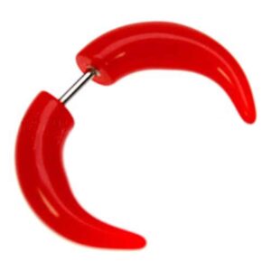 Neon Fake Buffalo Claw - Red