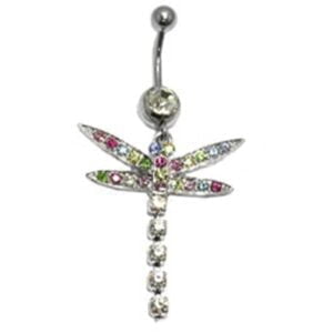 Crystal Dragonfly Banana Bell - Rainbow