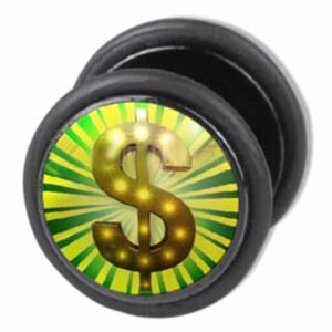 Fake Ear Plug - Cash Money