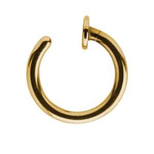 Gold Plated Open Nose Ring