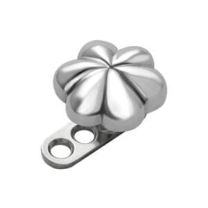 Internally Threaded Steel Flower - Round