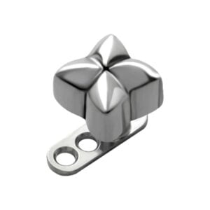 Internally Threaded Steel Flower - Square