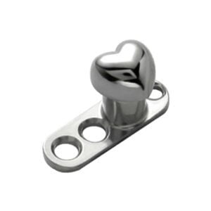 Internally Threaded Steel Heart - Small