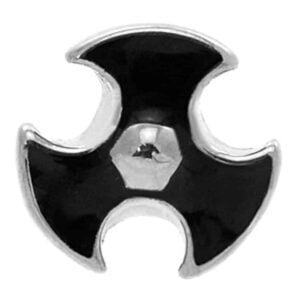 Internally Threaded Steel Symbol - Black