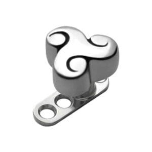 Internally Threaded Steel Triskelion