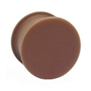 KAOS Silicone Flesh Hider Plug - Brown