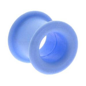 KAOS Silicone Flesh Tunnel - Baby Blue