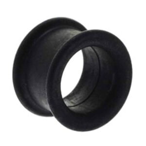 KAOS Silicone Flesh Tunnel - Black