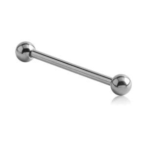 Long Titanium Barbell - 1.6mm (6mm Balls)