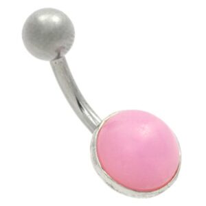Milk Jewel Belly Bar - Pink