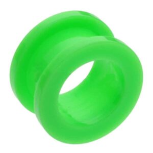 Neon Colour Flesh Tunnel - Green